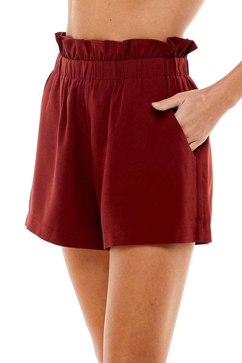 Elastic Paper Bag Short