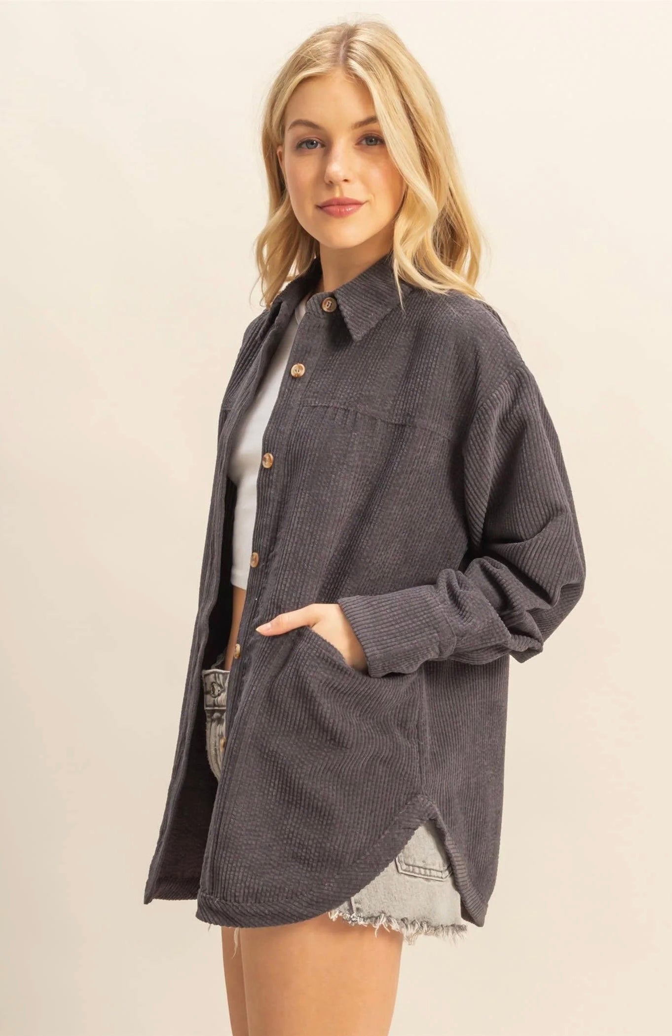Classic Corduroy Pocket Shacket