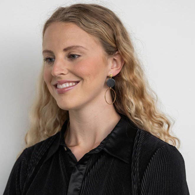 Sadie Black Earrings