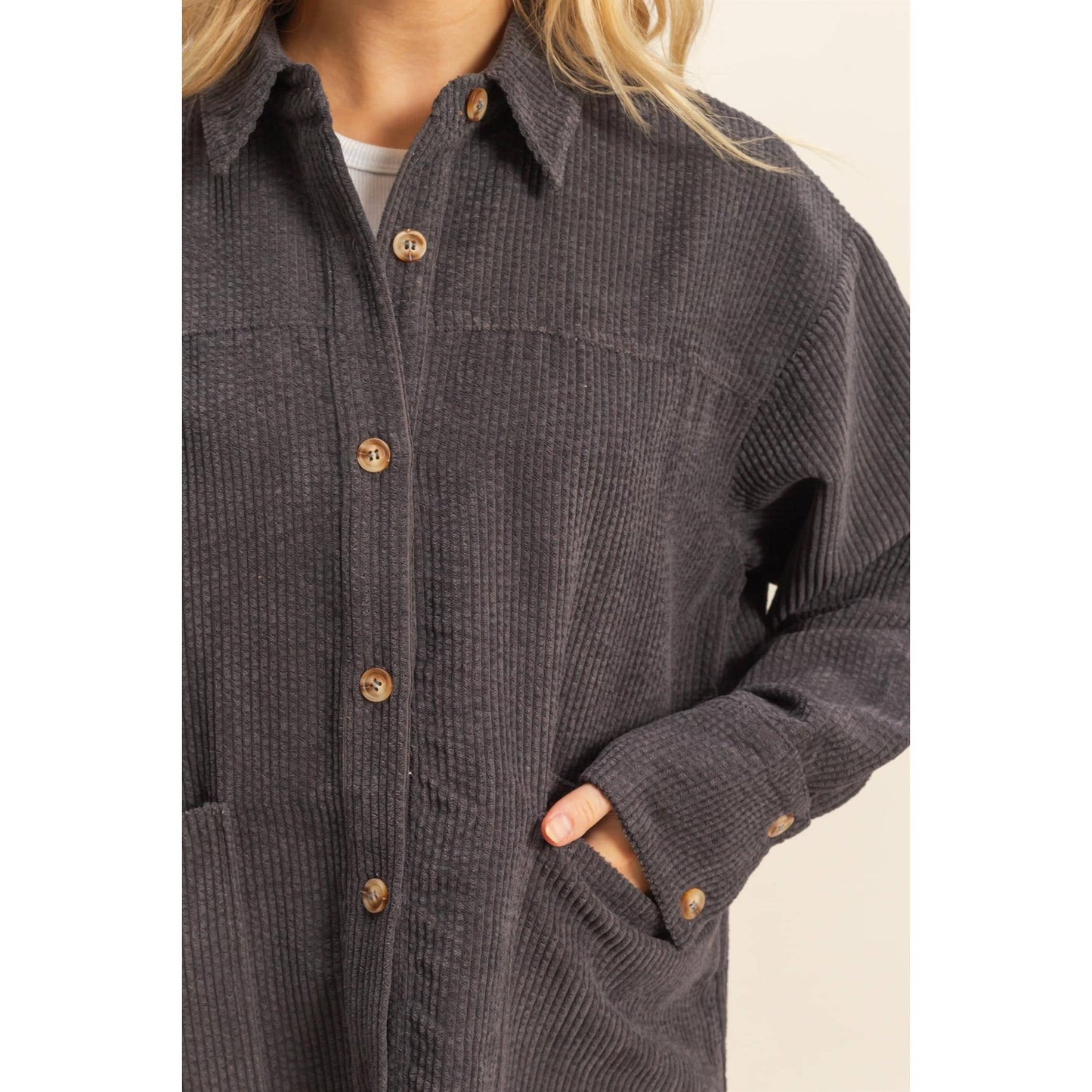 Classic Corduroy Pocket Shacket