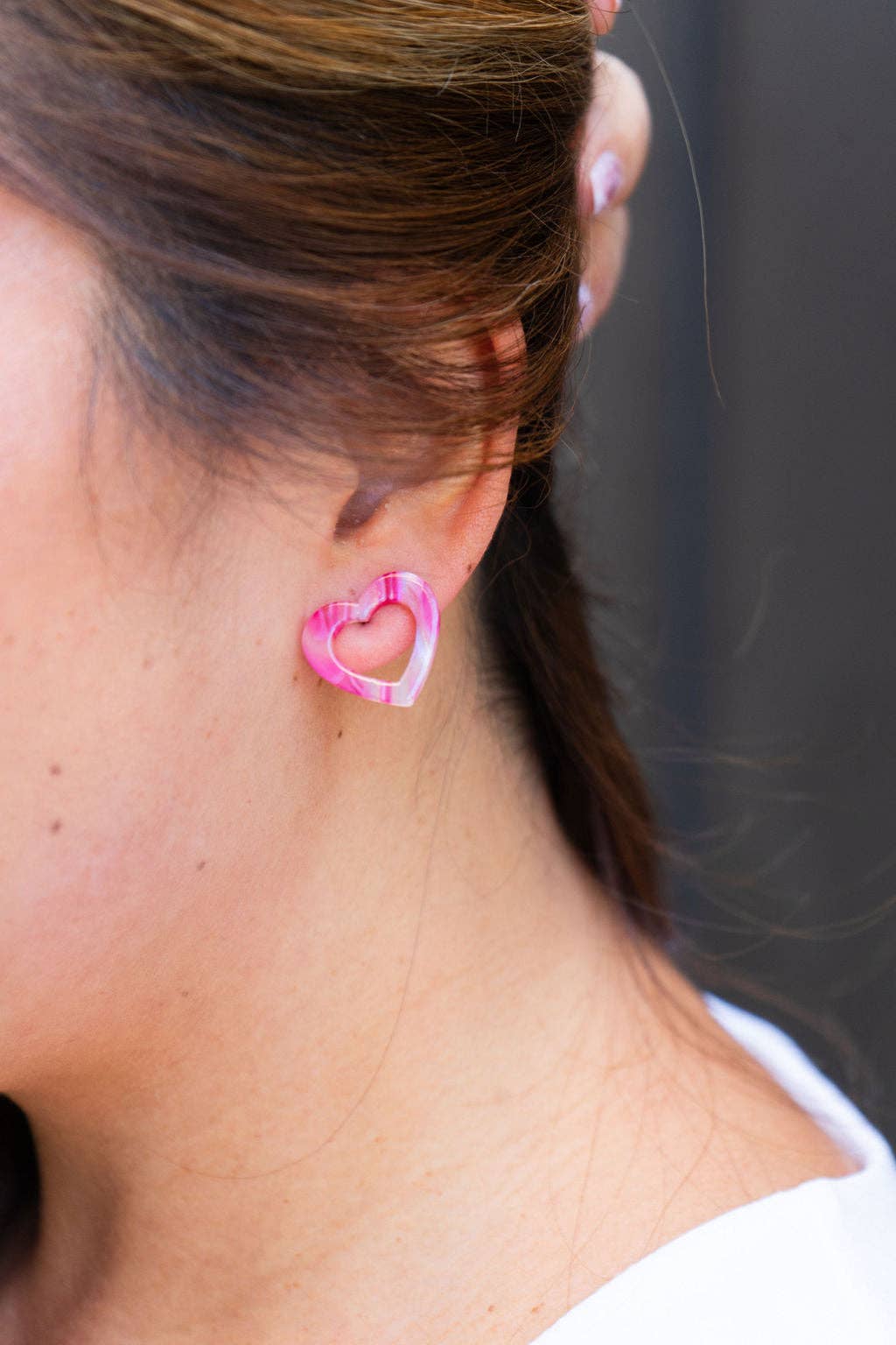 Sweetheart Valentine Studs