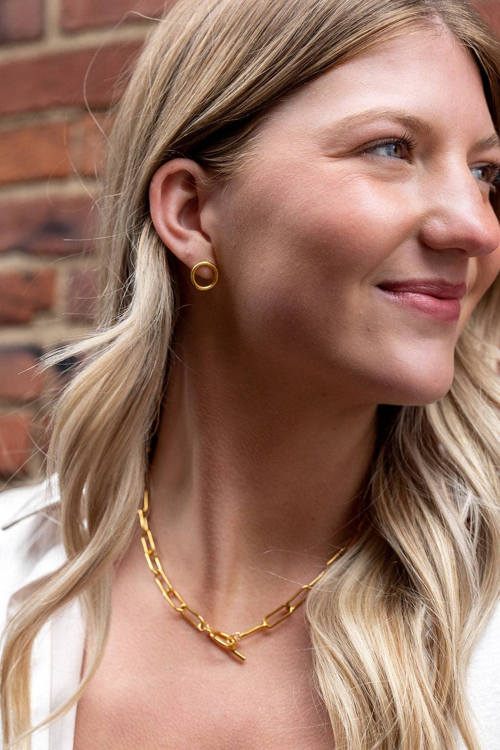 Luxe Silver Medium Oriana Studs