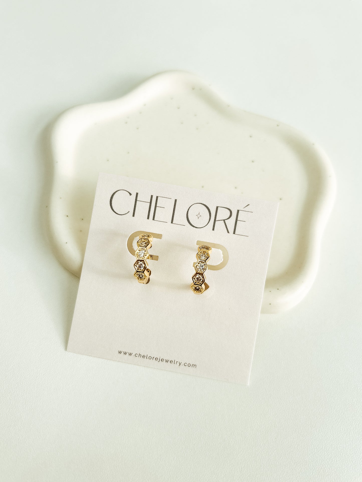 Cheloré Radiant Huggie Hoops