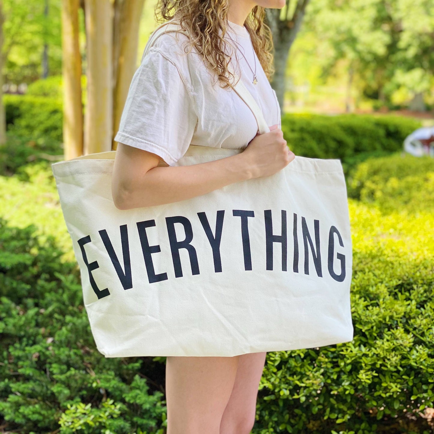 XL Everything Canvas Tote