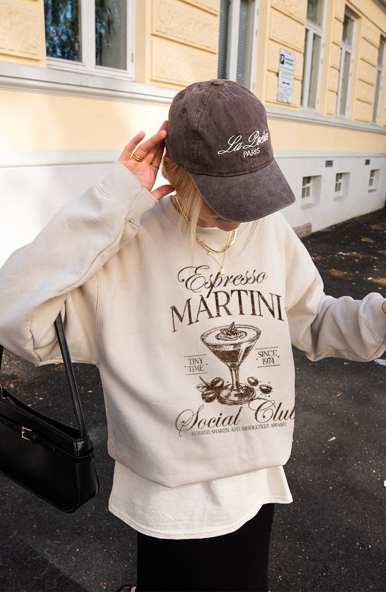 Espresso Martini Social Club Crewneck Sweatshirt