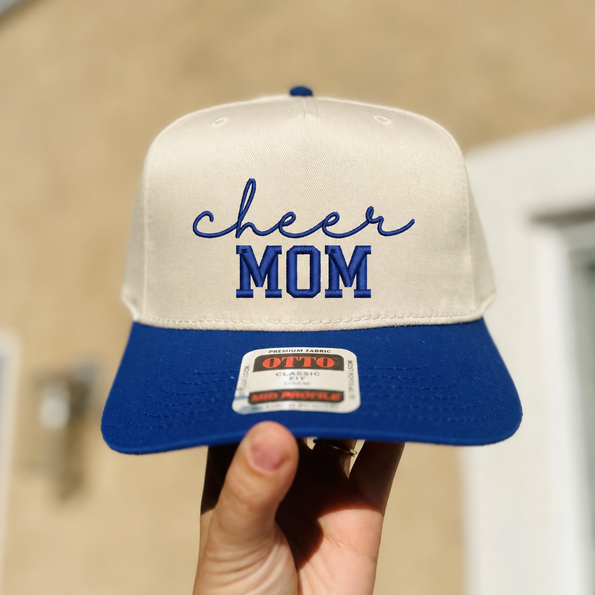 Cheer Mom Embroidered Hat