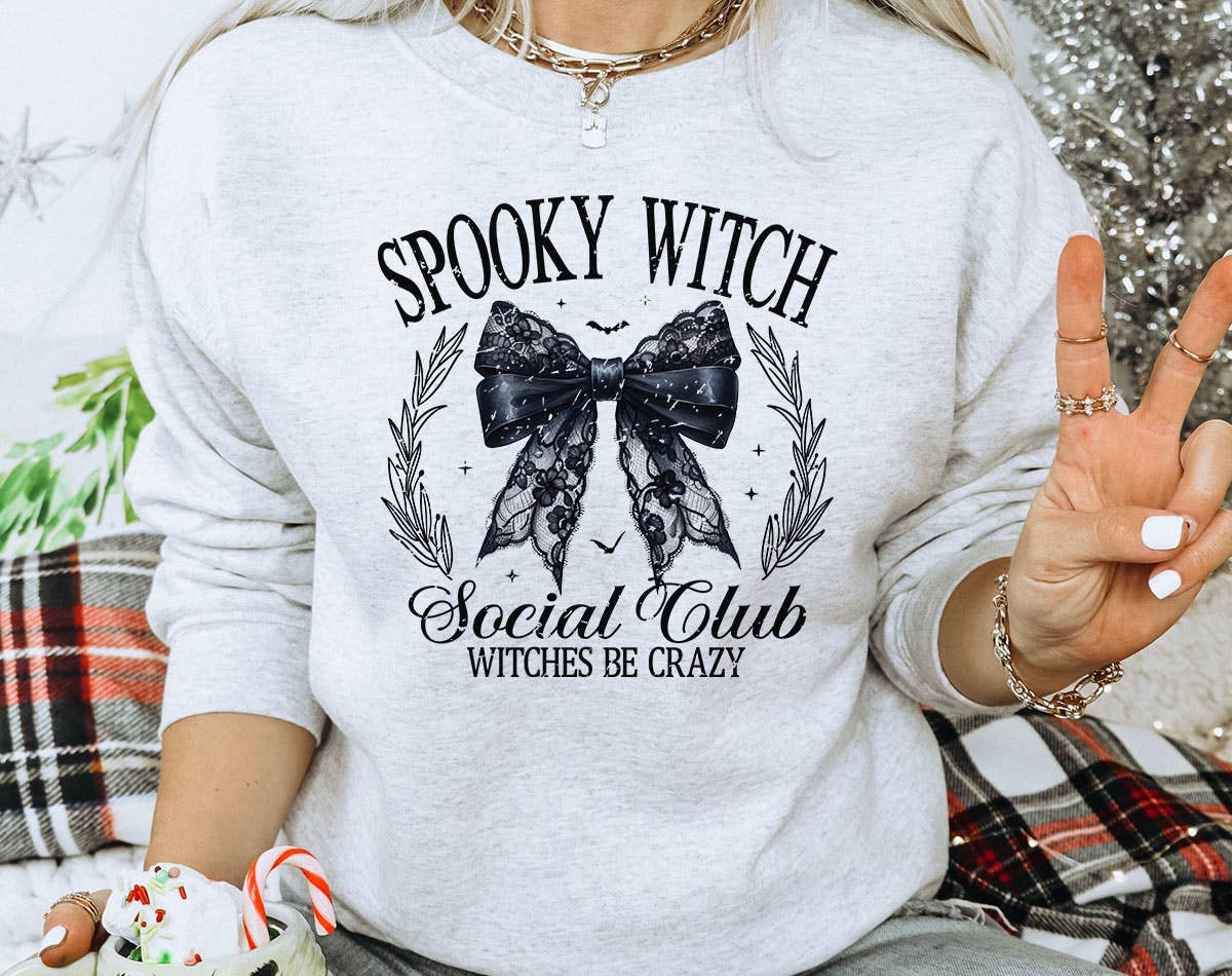 Spooky Witch Social Club Sweatshirt
