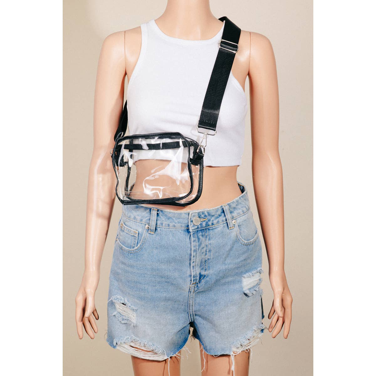 Clear See Through Crossbody Bag
