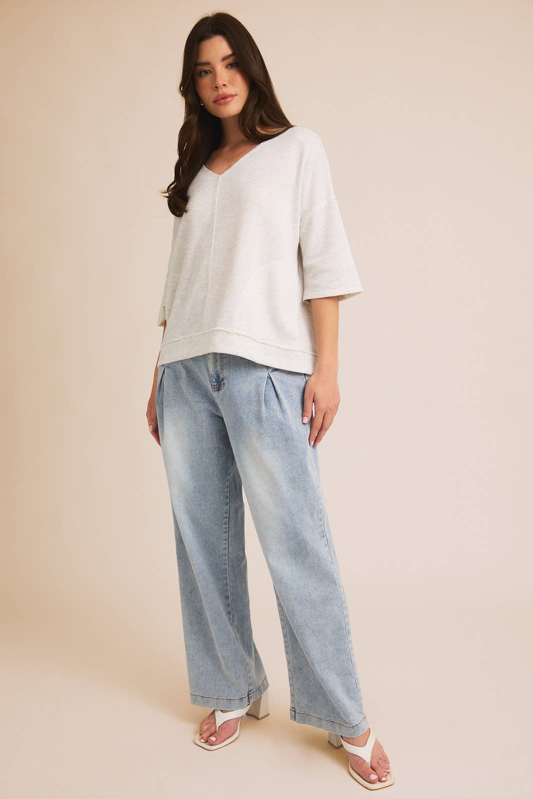 V-Neck Pocket Top