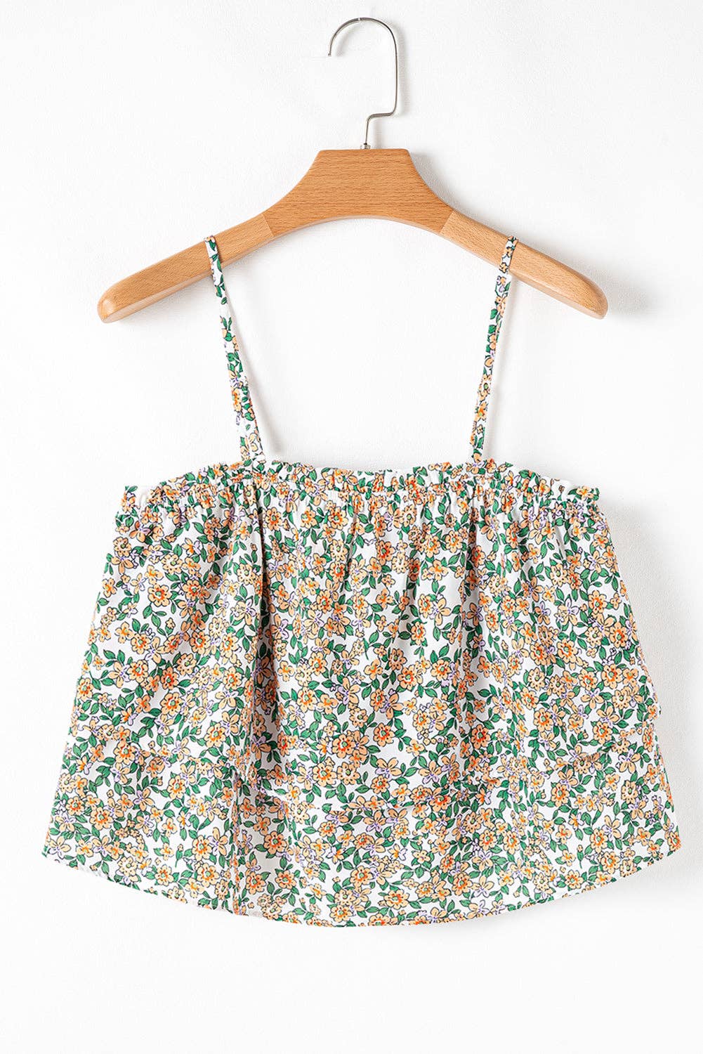 Boho Floral Tiered Top