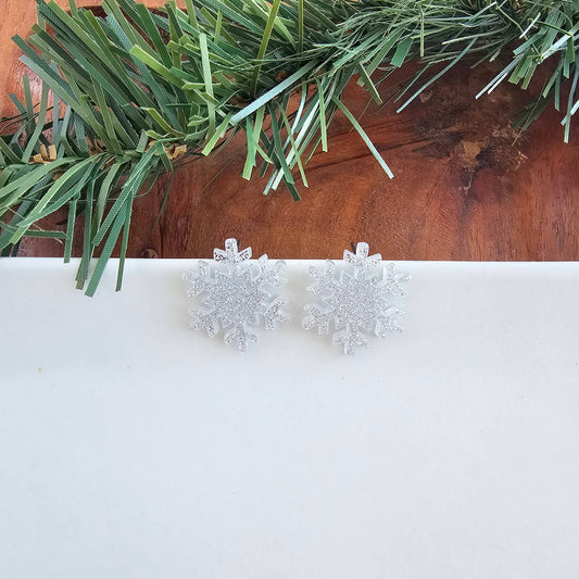 Snowflake Holiday Studs