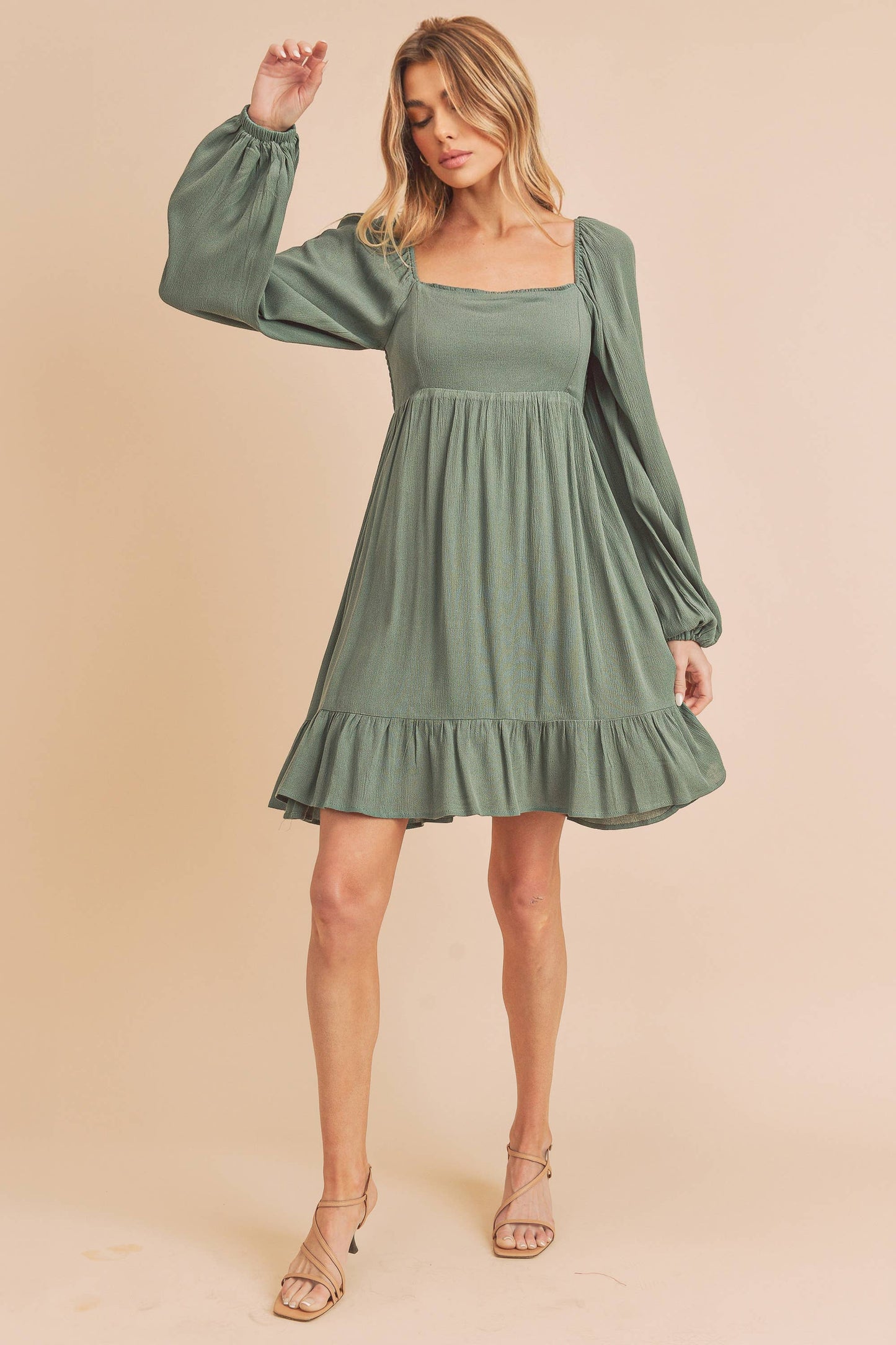 Smocked Puff Sleeve Taya Dress