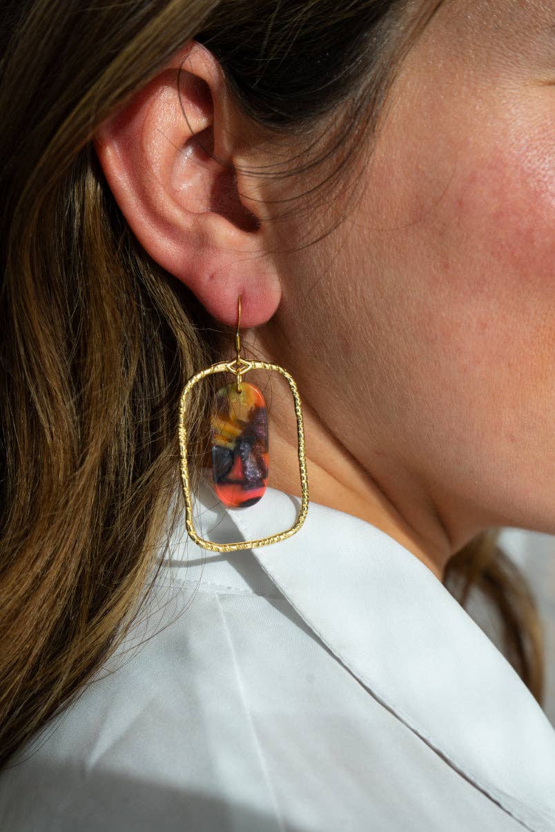 Madison Earrings - Bird of Paradise // Jewelry