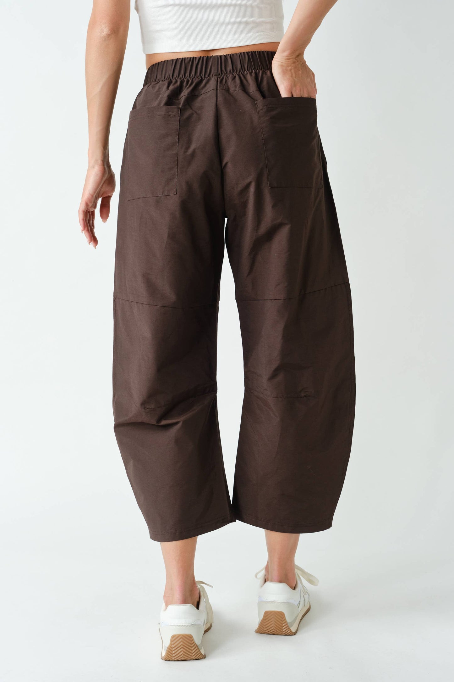 Coffee Bean Mesa Barrel Pants