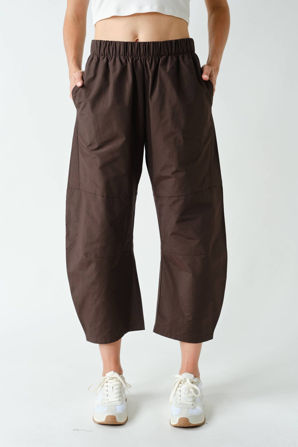 Coffee Bean Mesa Barrel Pants
