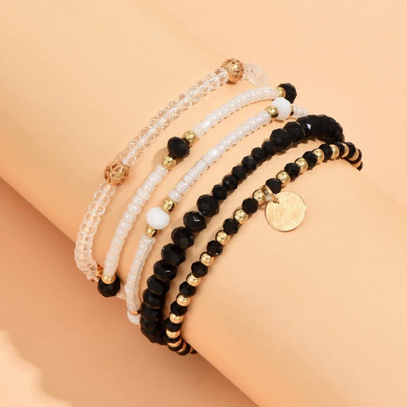 Multi-Layer Beaded Bracelet Set