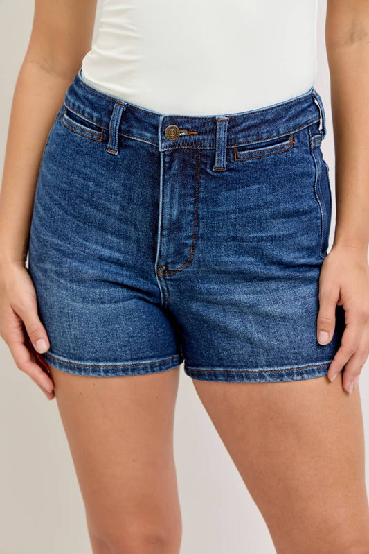 Judy Blue Medium Wash Denim Shorts
