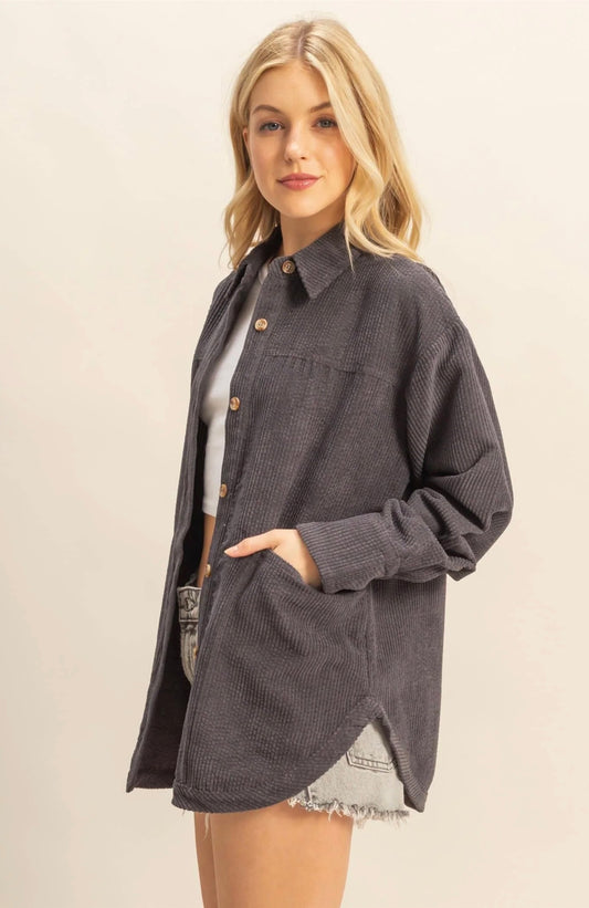 Classic Corduroy Pocket Shacket