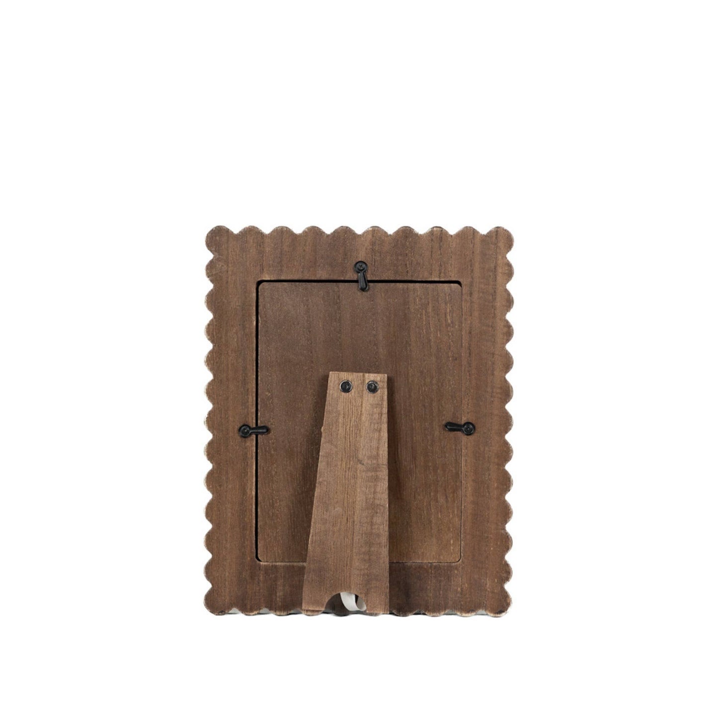 5x7 Espresso Wood Scallop Frame