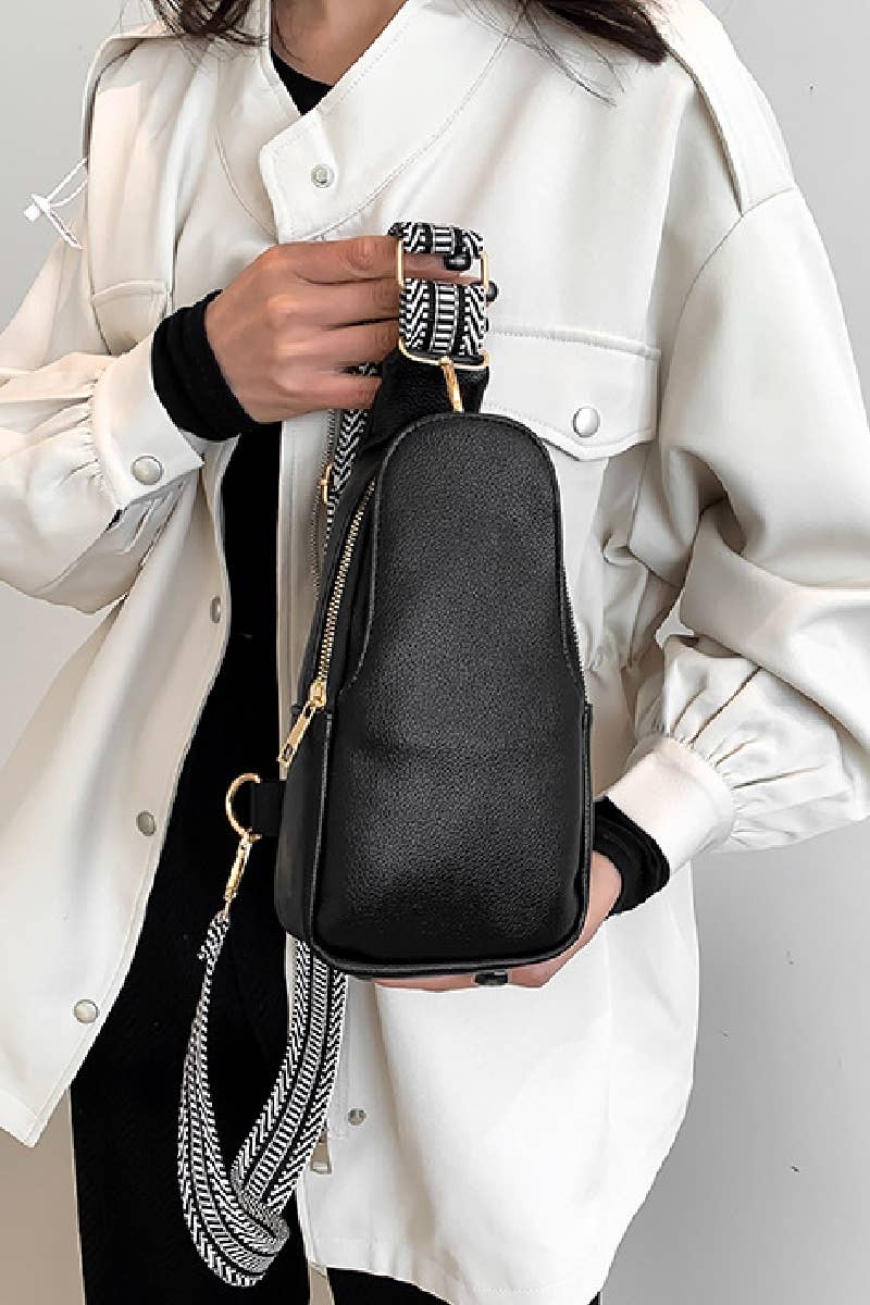 Soft Leather Crossbody Sling Bag