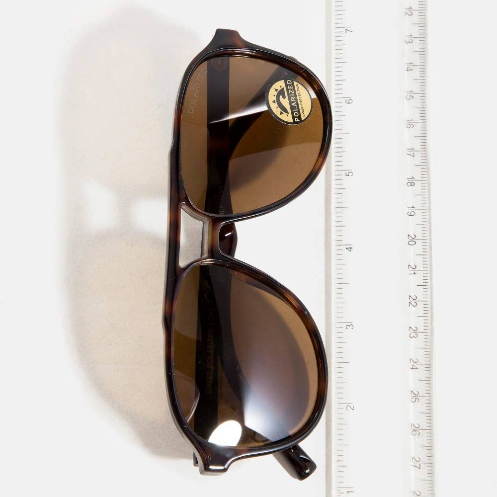 Oversized Polarized Aviator Sunglasses