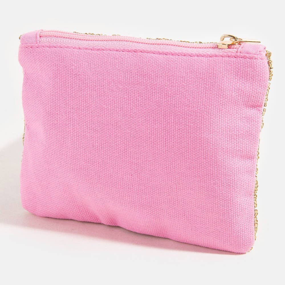 Spritz Please Beaded Coin Purse