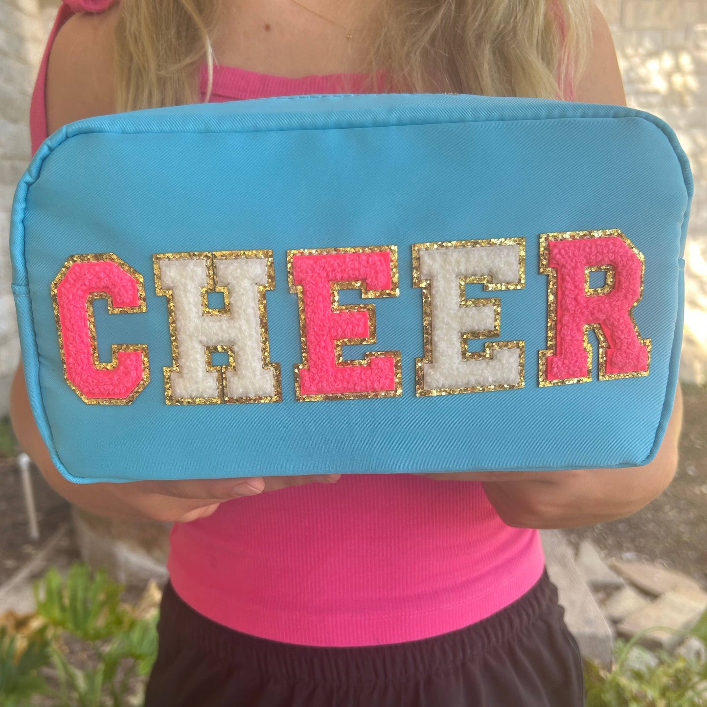 Cosmetic Cheer Varsity Letter Patches
