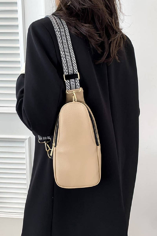 Soft Vegan Leather Crossbody Sling Bag
