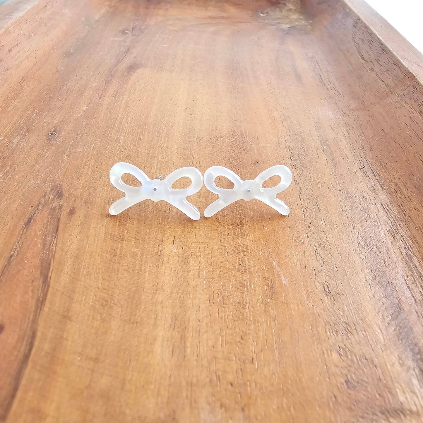 Bowie Studs - Opalite // Spring Earrings, Jewelry