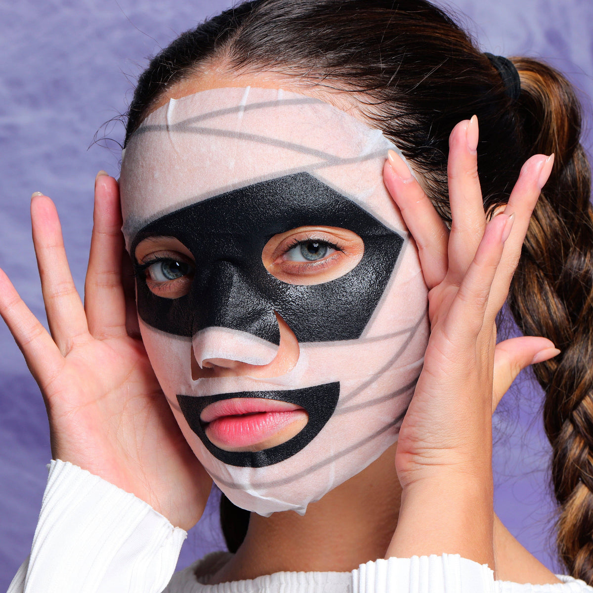 Halloween Korean Mummy Face Mask
