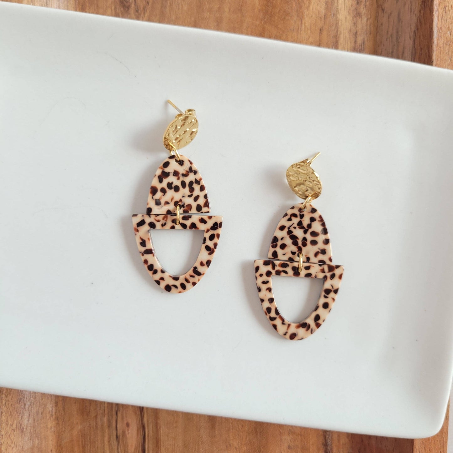 Athena Leopard Earrings