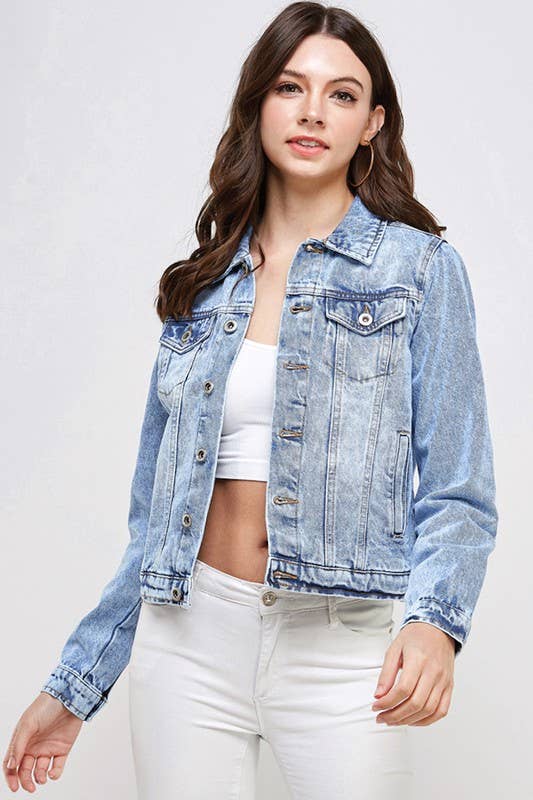 Light Wash Denim Jacket