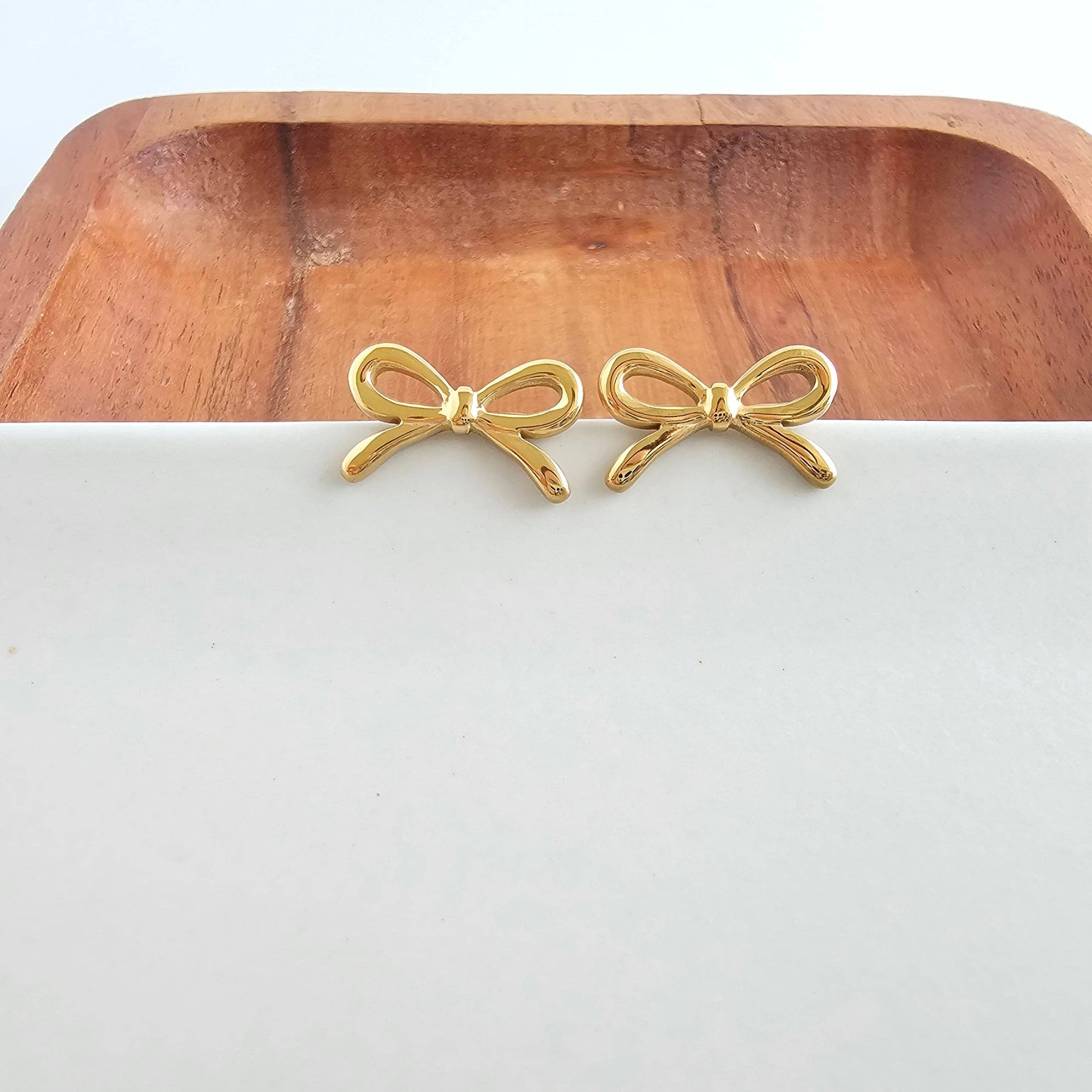 Luxe Bowie Studs - Gold // Everyday Basics, Jewelry