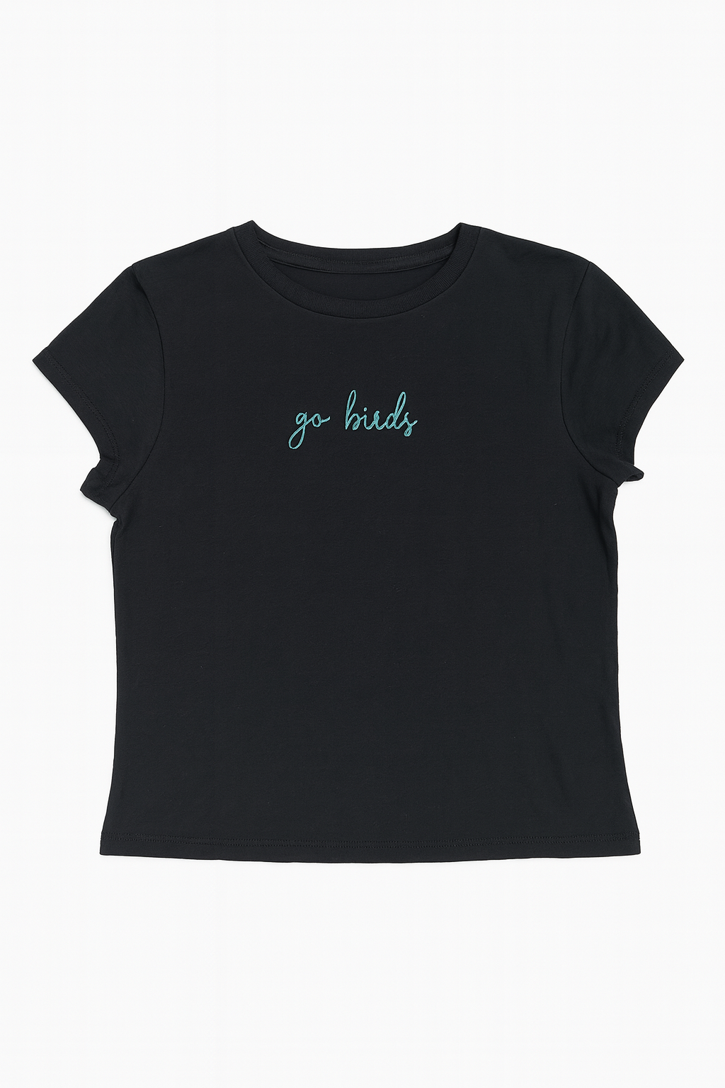 Go Birds Green Cropped Tee