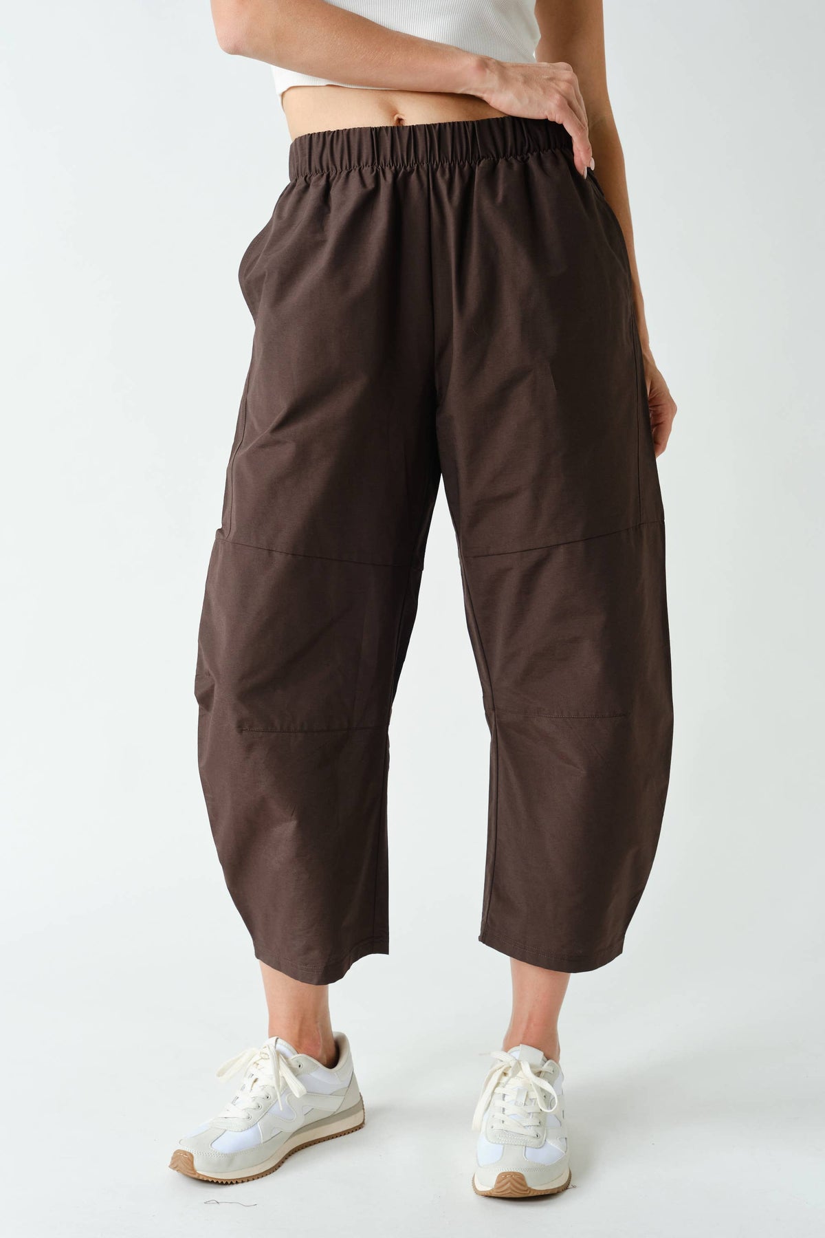 Coffee Bean Mesa Barrel Pants