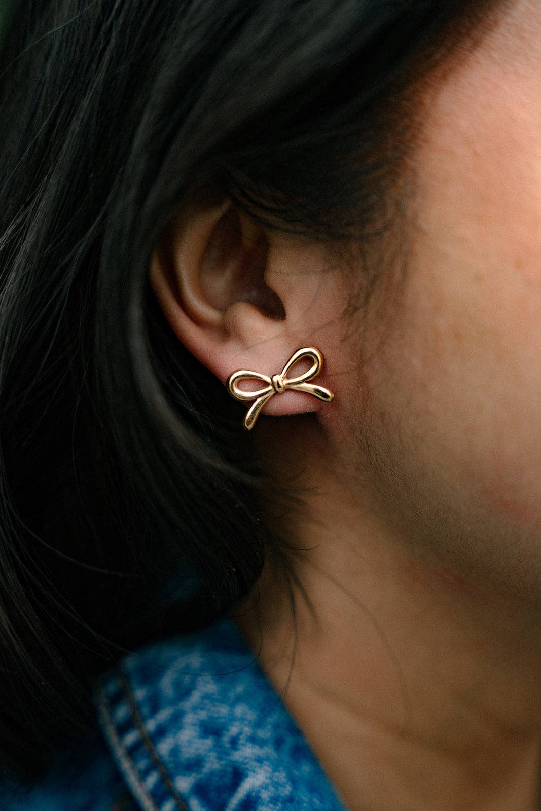 Luxe Bowie Studs - Gold // Everyday Basics, Jewelry