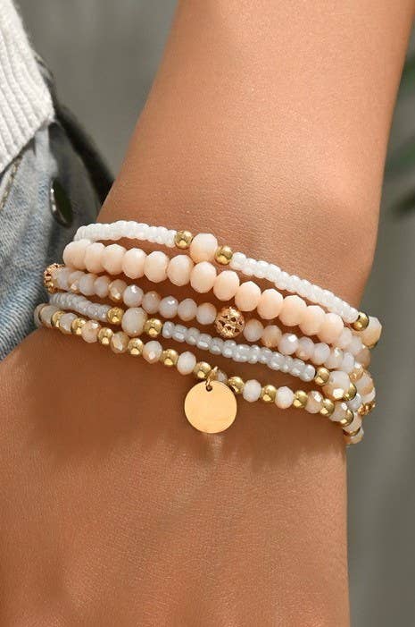 Multi-Layer Beaded Bracelet Set