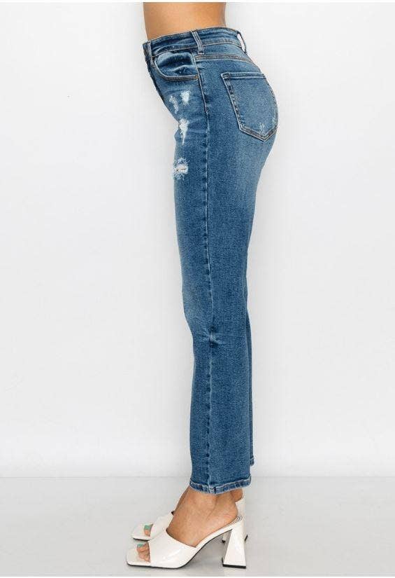 Stretch Slim Straight Jeans