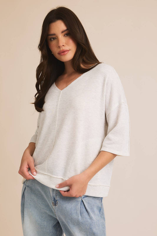 V-Neck Pocket Top