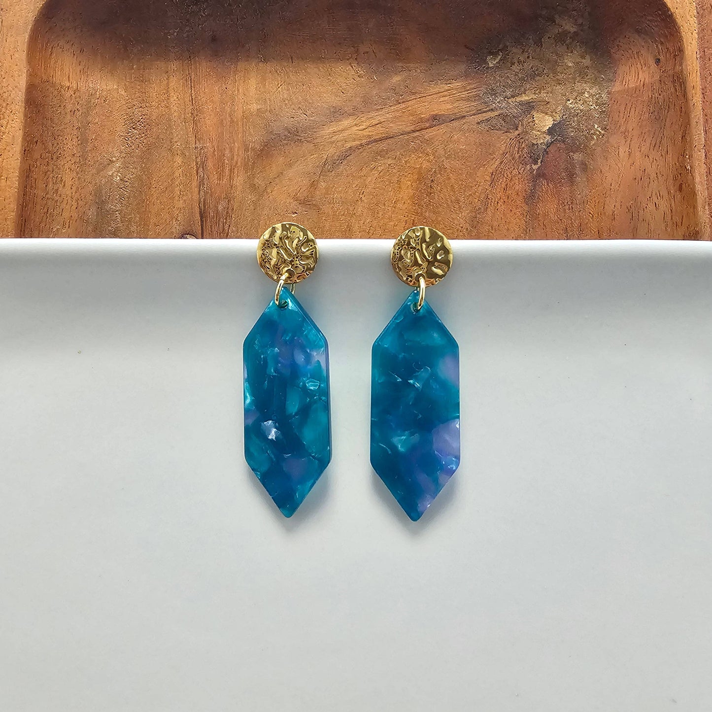 Sea Green Gemma Earrings