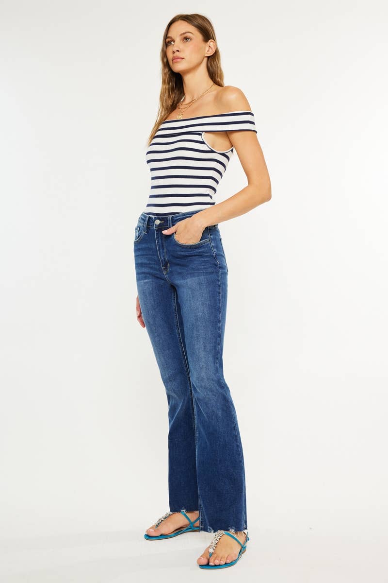 Kan Can High Rise Bootcut Eden Jeans