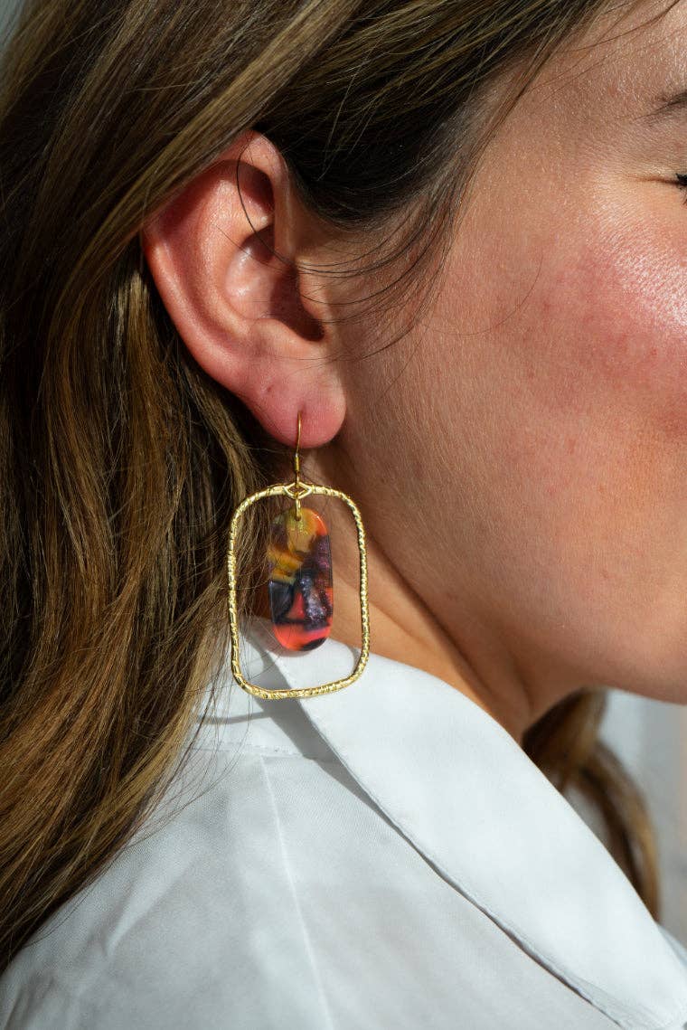 Madison Earrings - Bird of Paradise // Jewelry