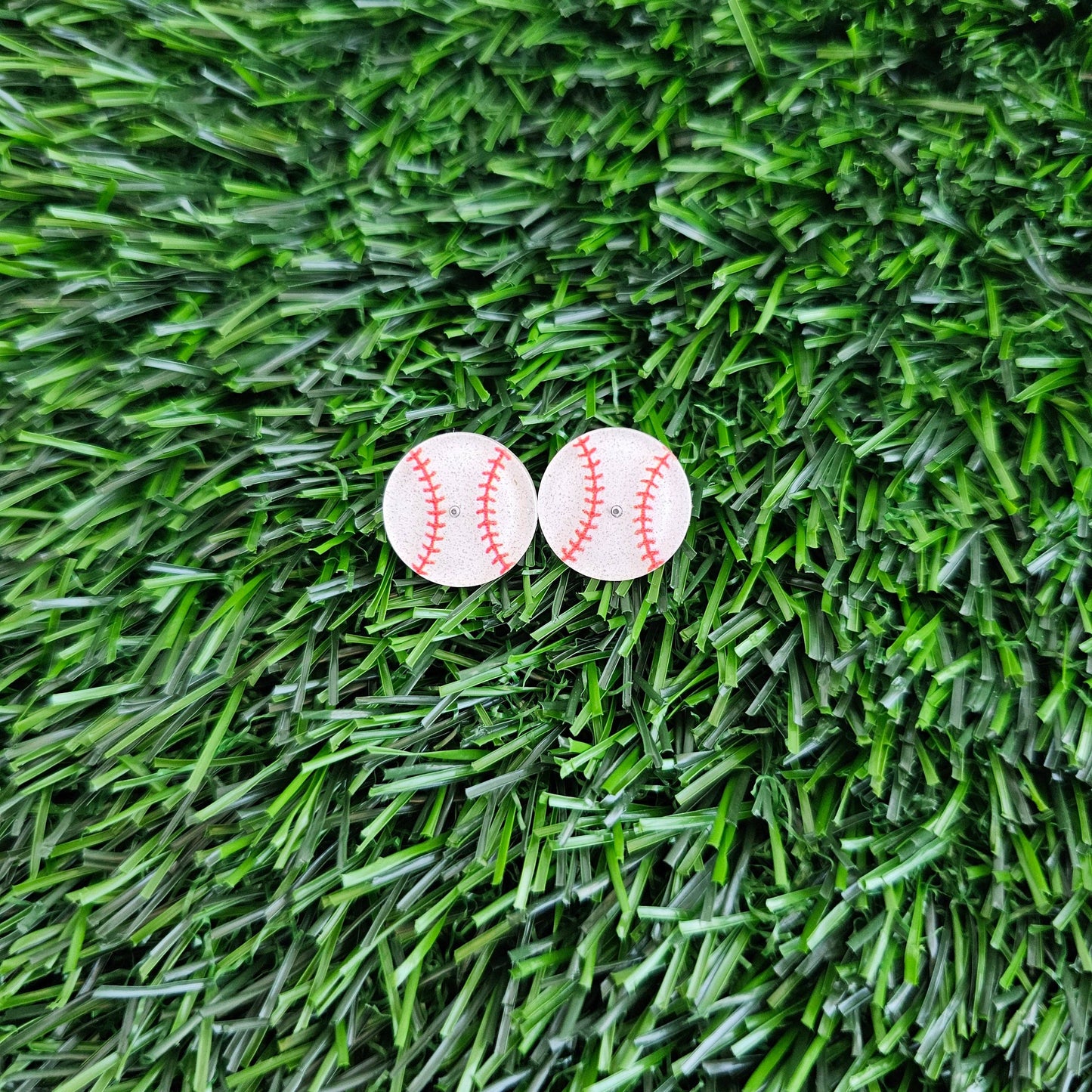 Baseball Glitter Game Day Stud Earrings
