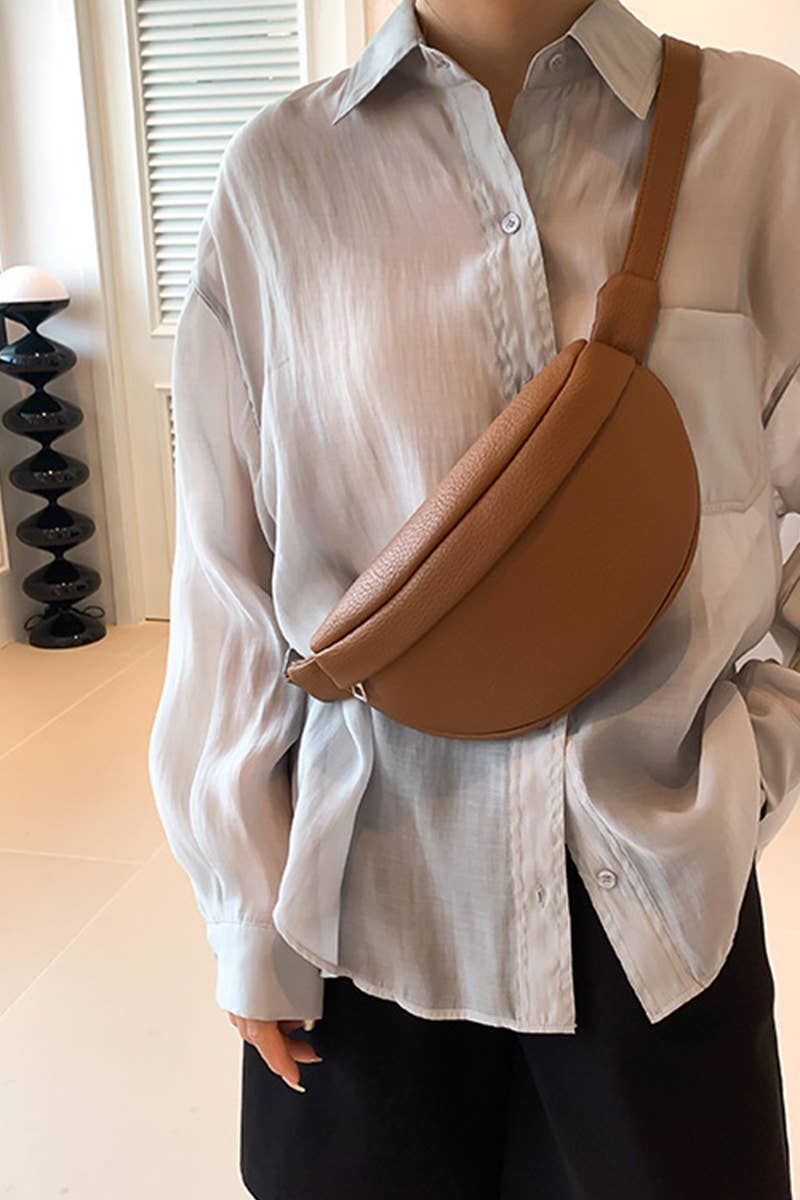 Leather Crossbody Sling Bum Bag