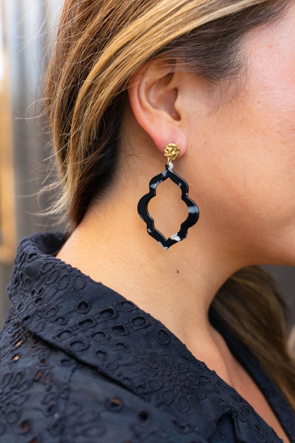 Black Onyx Talia Earrings