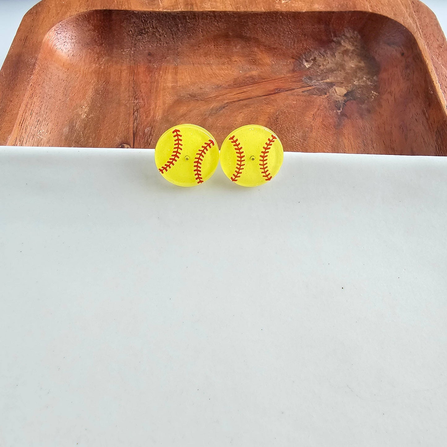 Softball Game Day Stud Earrings