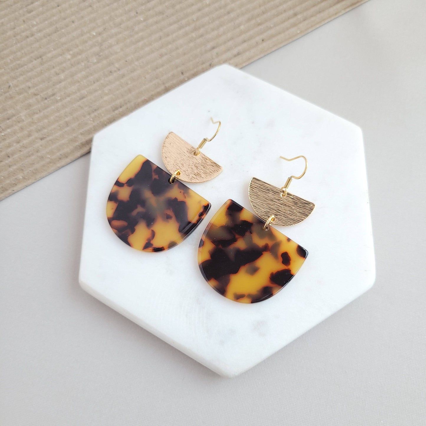 Harper Earrings - Tortoise // Jewelry, Fall