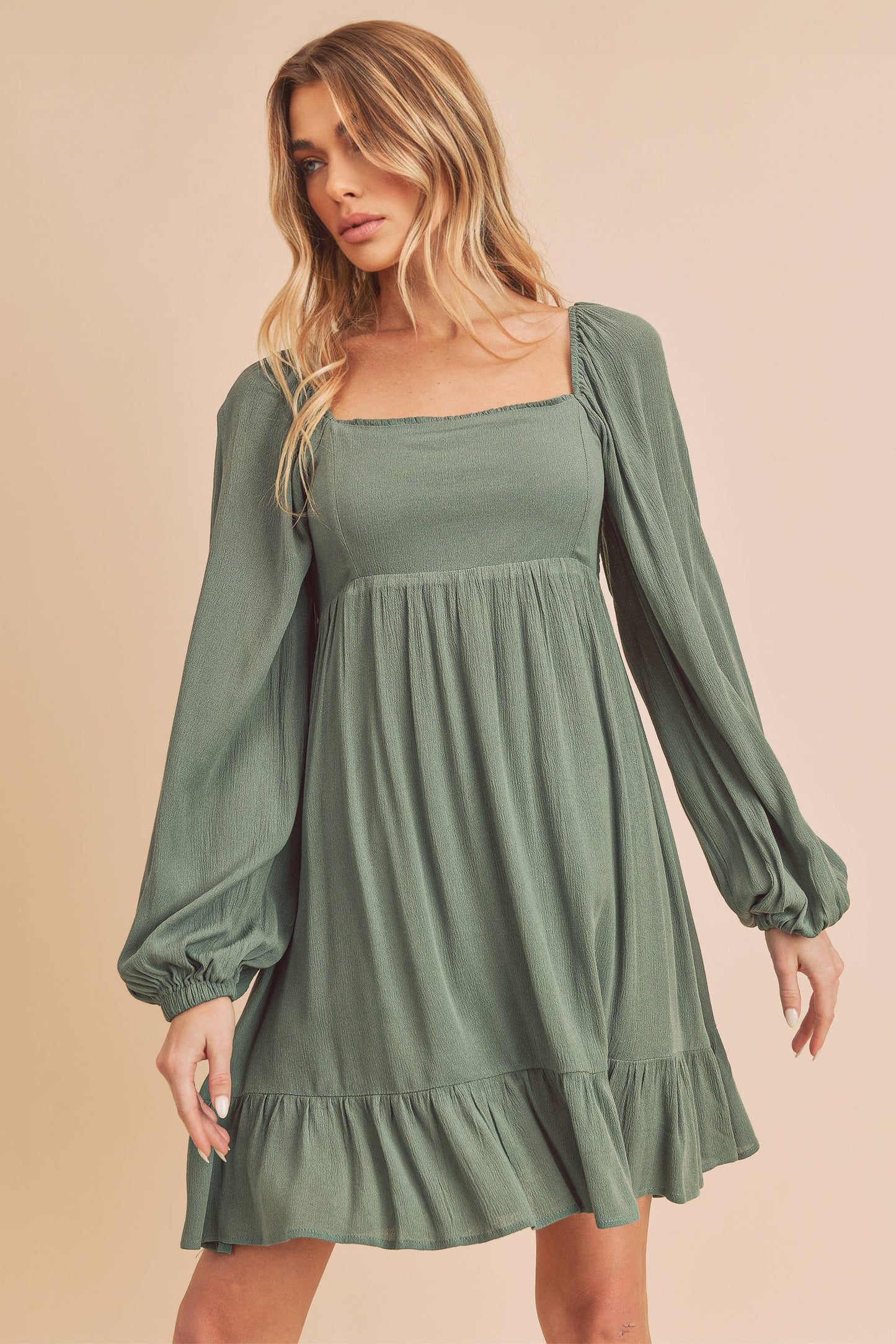 Smocked Puff Sleeve Taya Dress