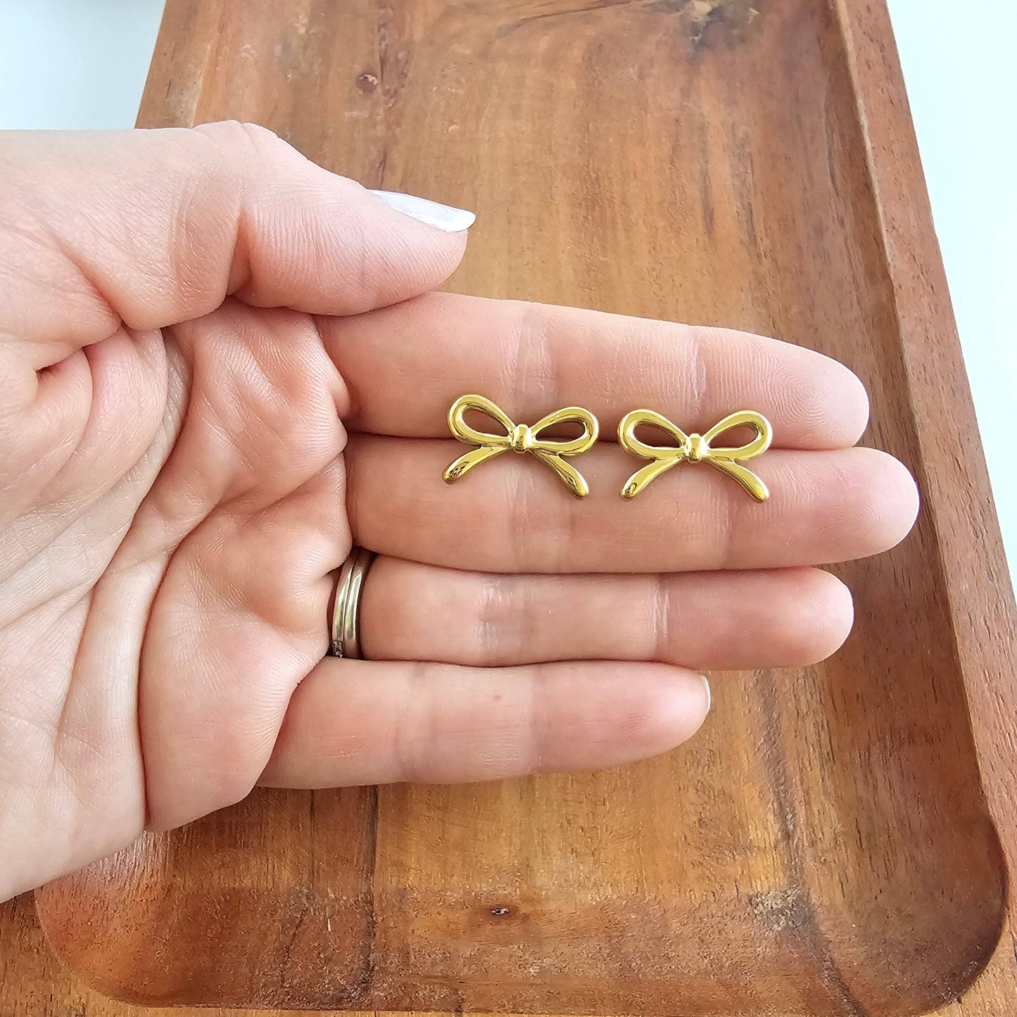 Luxe Bowie Studs - Gold // Everyday Basics, Jewelry