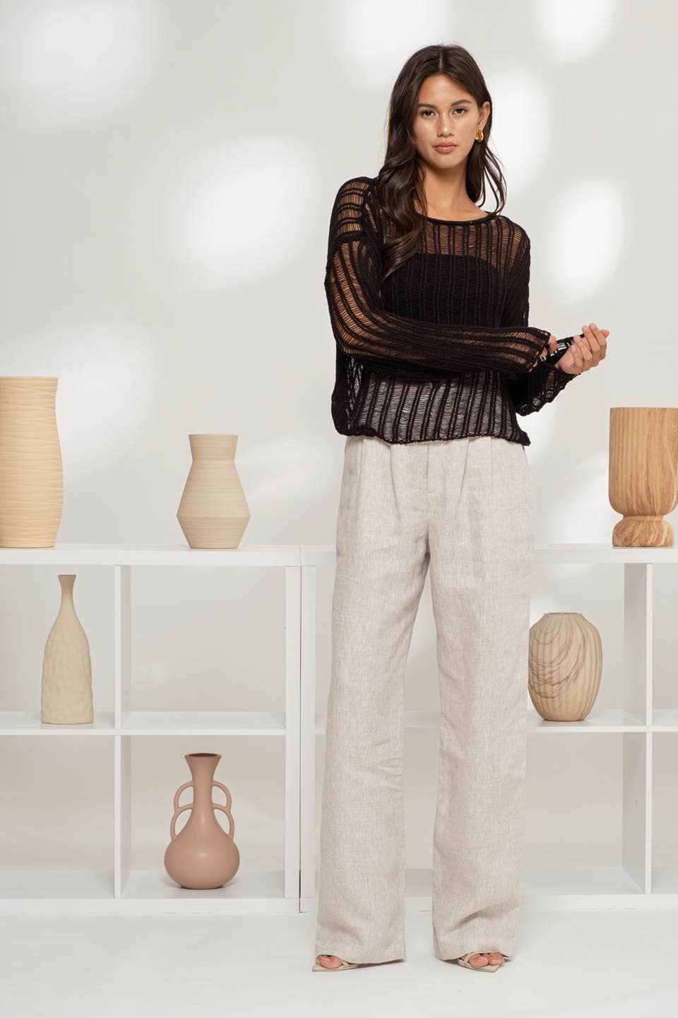 Crochet Round Neck Top